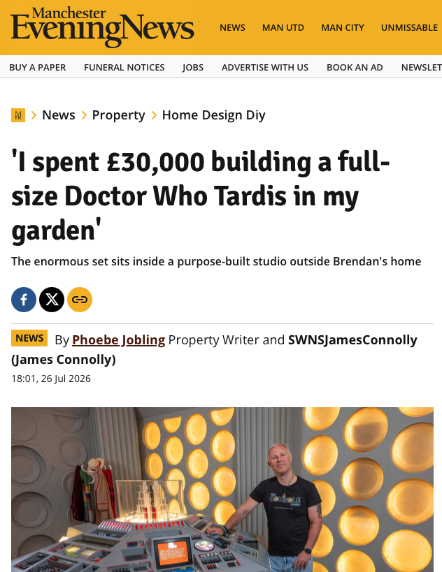 Manchester Evening News coverage of The Console Room