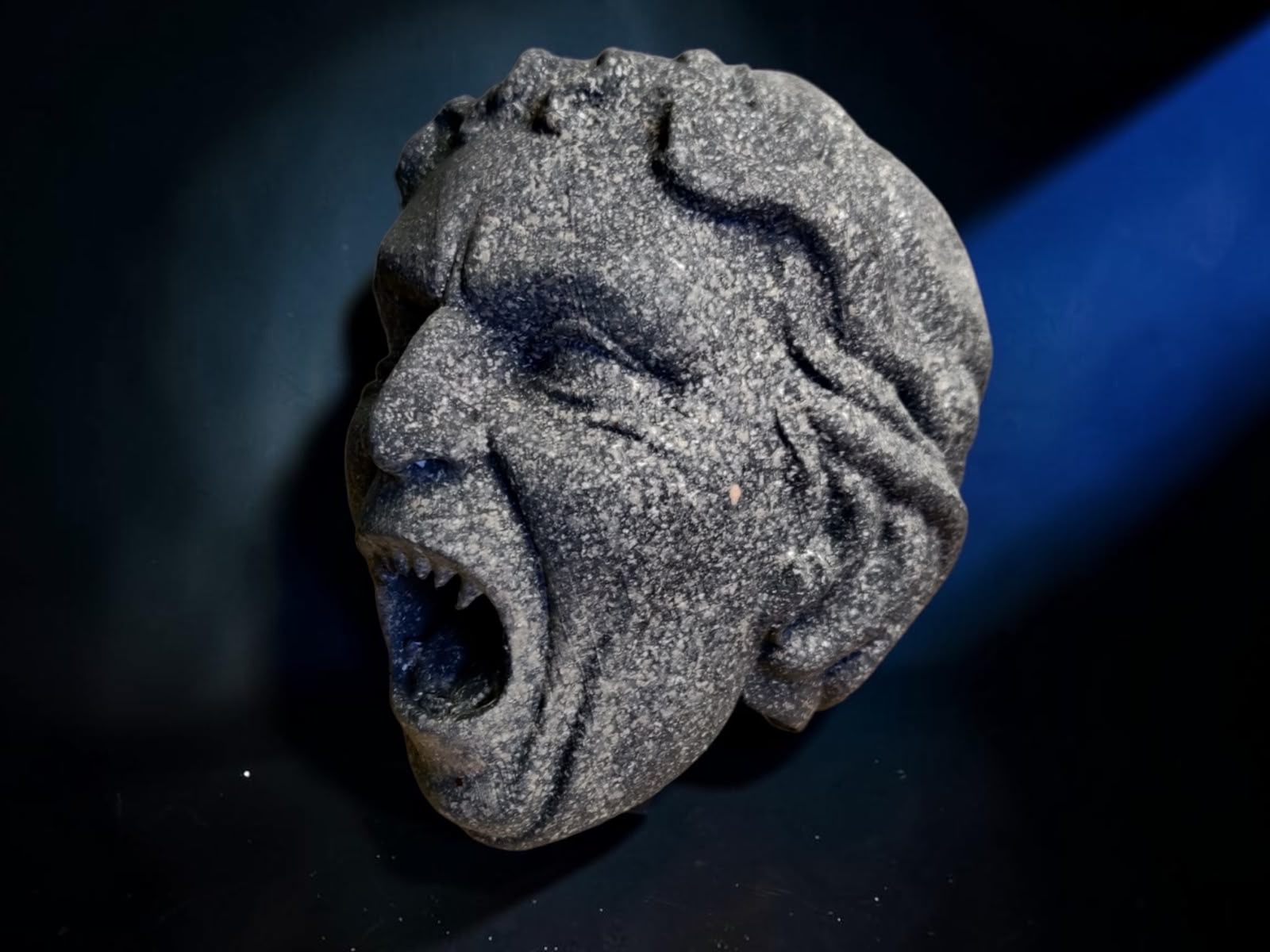 Ancient Stone Head sculpture