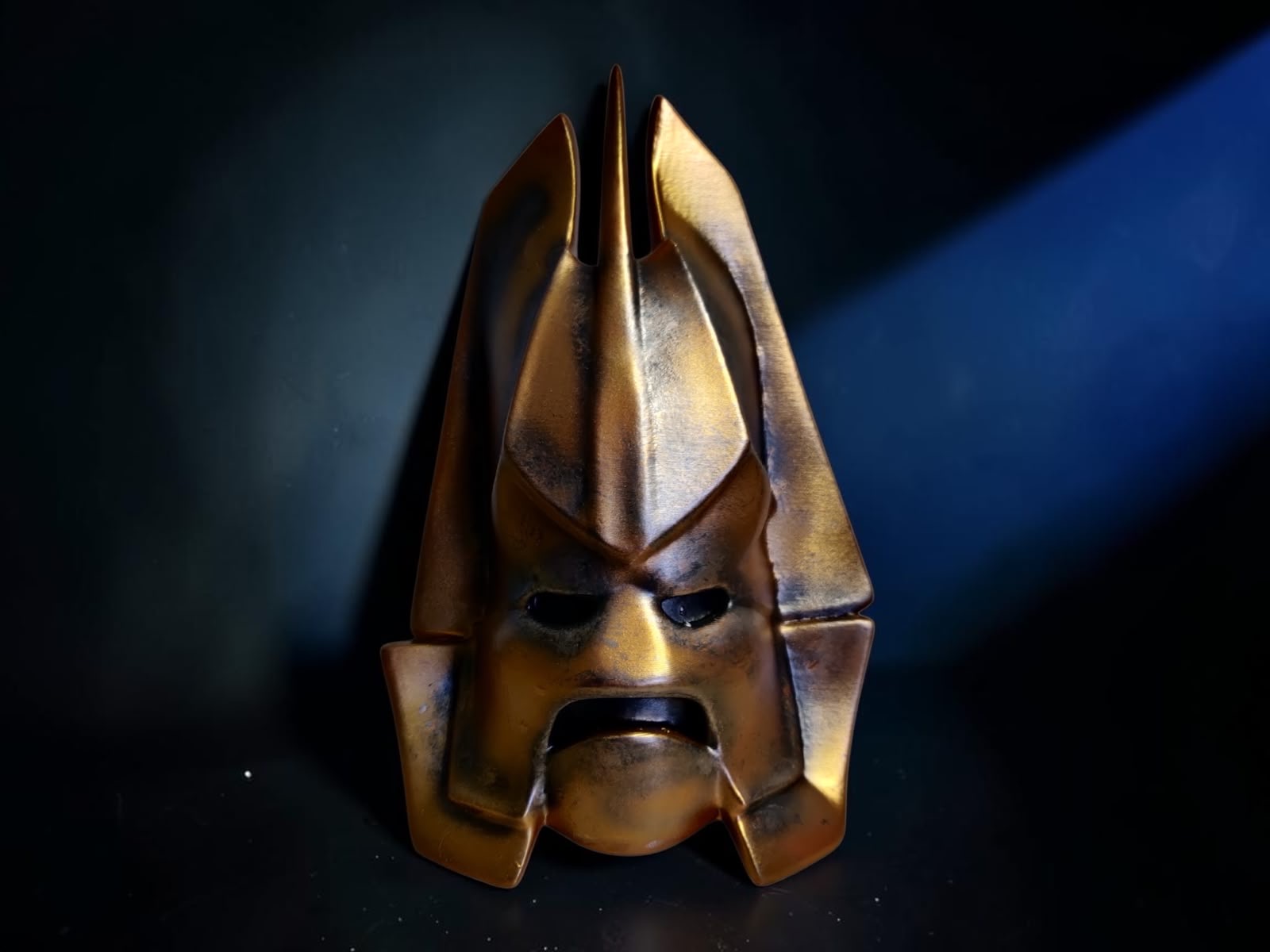 Ancient Mask or Helmet sculpture